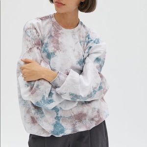 Recycled Tie-Dye Oversized Crew (One Size)